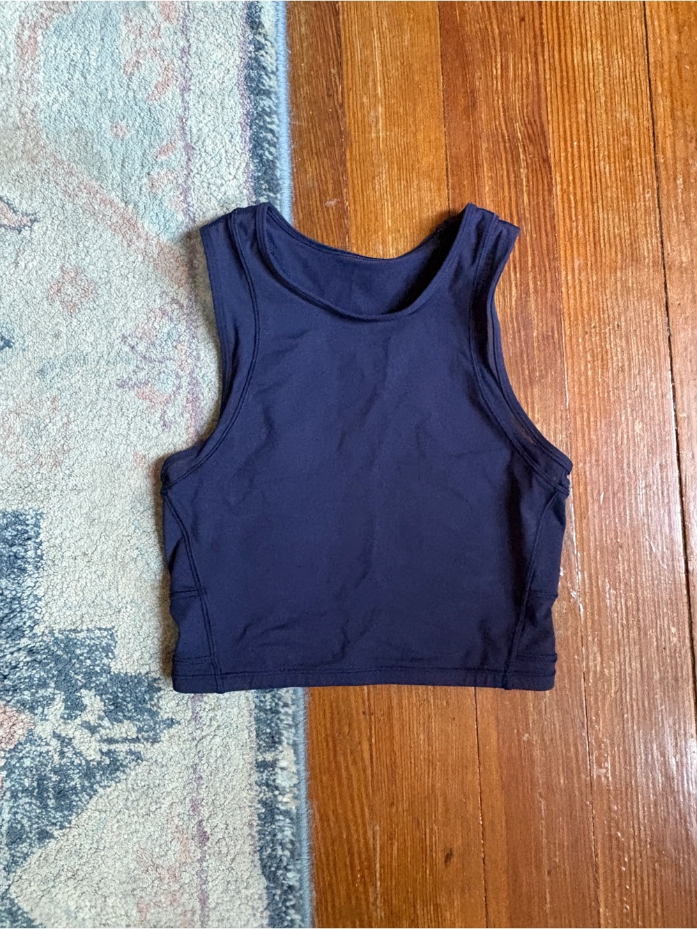 lululemon athletica navy Crop Tank Top
